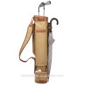 Traditional Quality Style Canvas and Leather Golf Stand & Carry Bags Golf Cart Bags